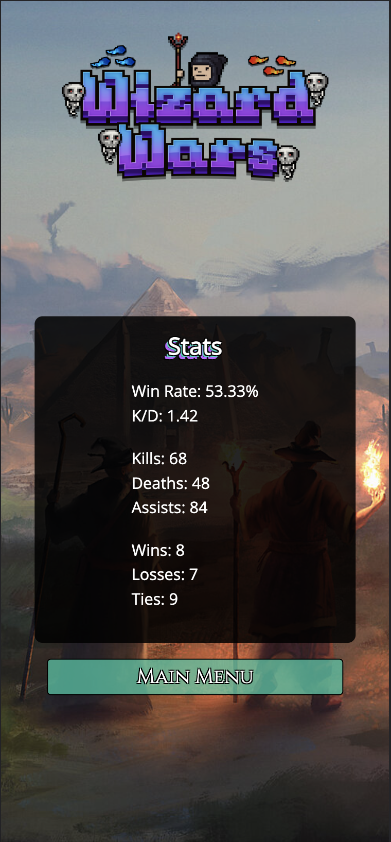 stats page